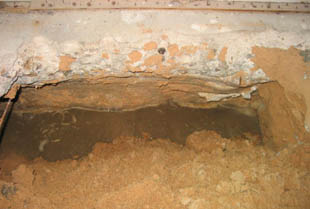 Slurry is used to fill voids in home foundation repair.