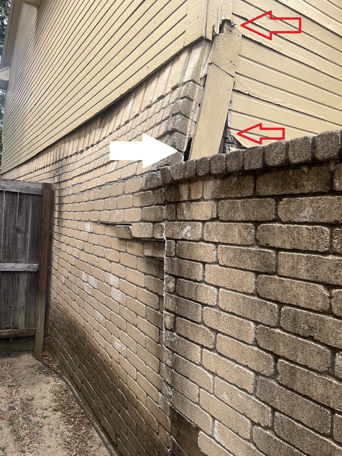 Sometimes home foundation damage is so severe that it causes structural issues with the house.